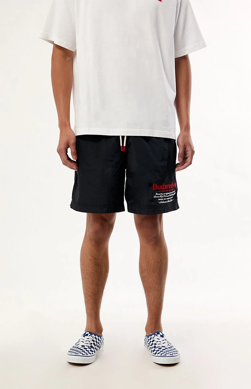 Budweiser by Pacsun Crinkle 6.5" Swim Trunks
