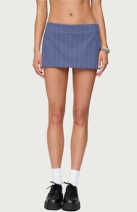 Edikted Frankey Pinstripe Mini Skort
