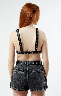 WEWOREWHAT Grommet Detail Bralette