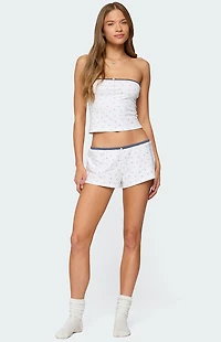 Edikted Stefi Floral Contrast Shorts