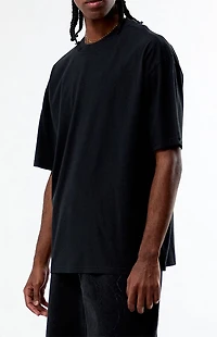 PS Basics Black Basic Oversized T-Shirt