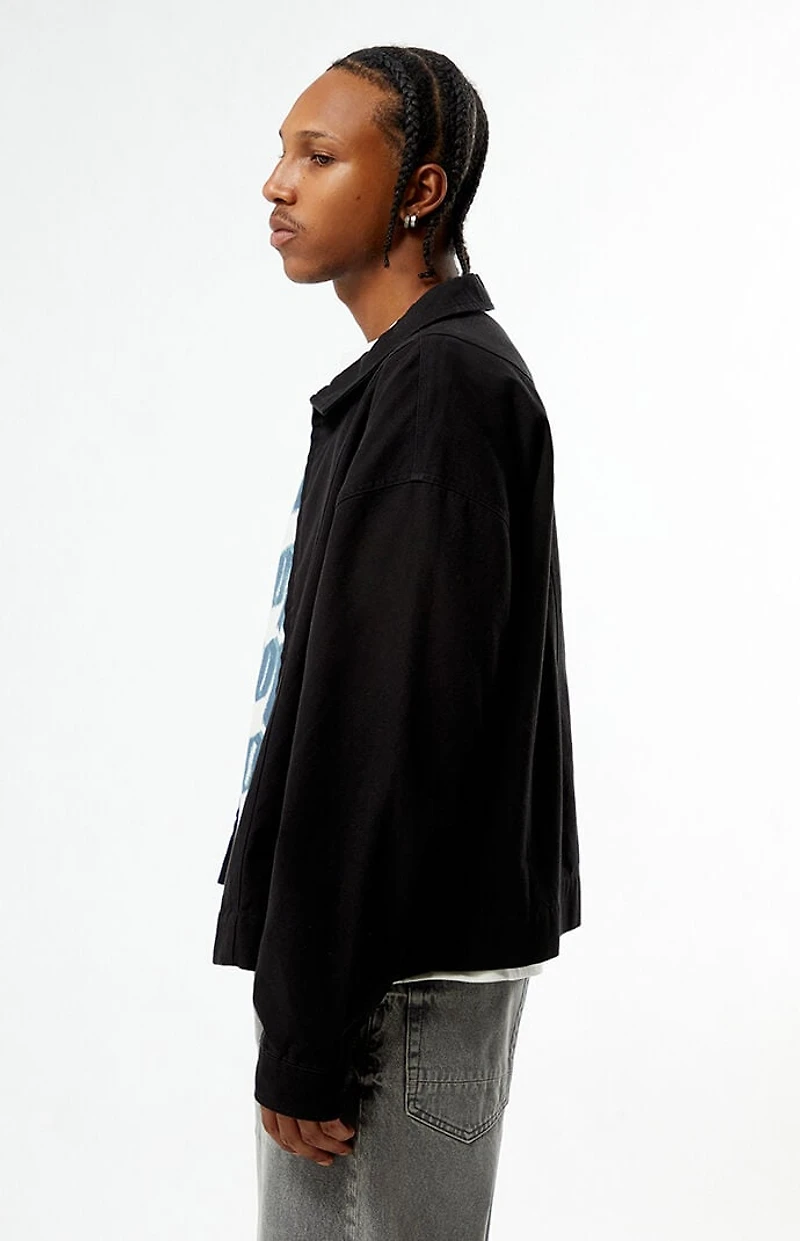 Pacsun Black Double Seams Gas Jacket