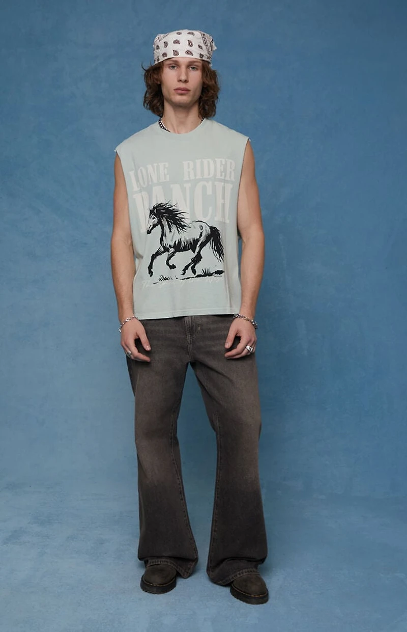 Pacsun Jordan Baggy Bootcut Jeans Washed