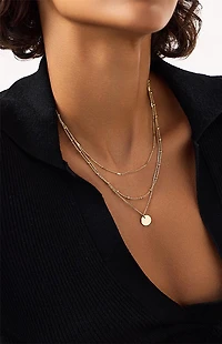 Ana Luisa Willow Coin Necklace Set