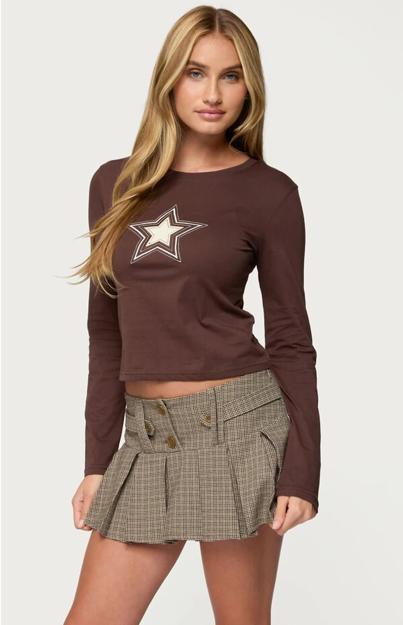 Edikted Starlett Long Sleeve T-Shirt