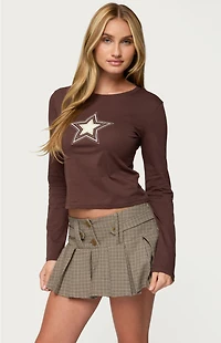 Edikted Starlett Long Sleeve T-Shirt