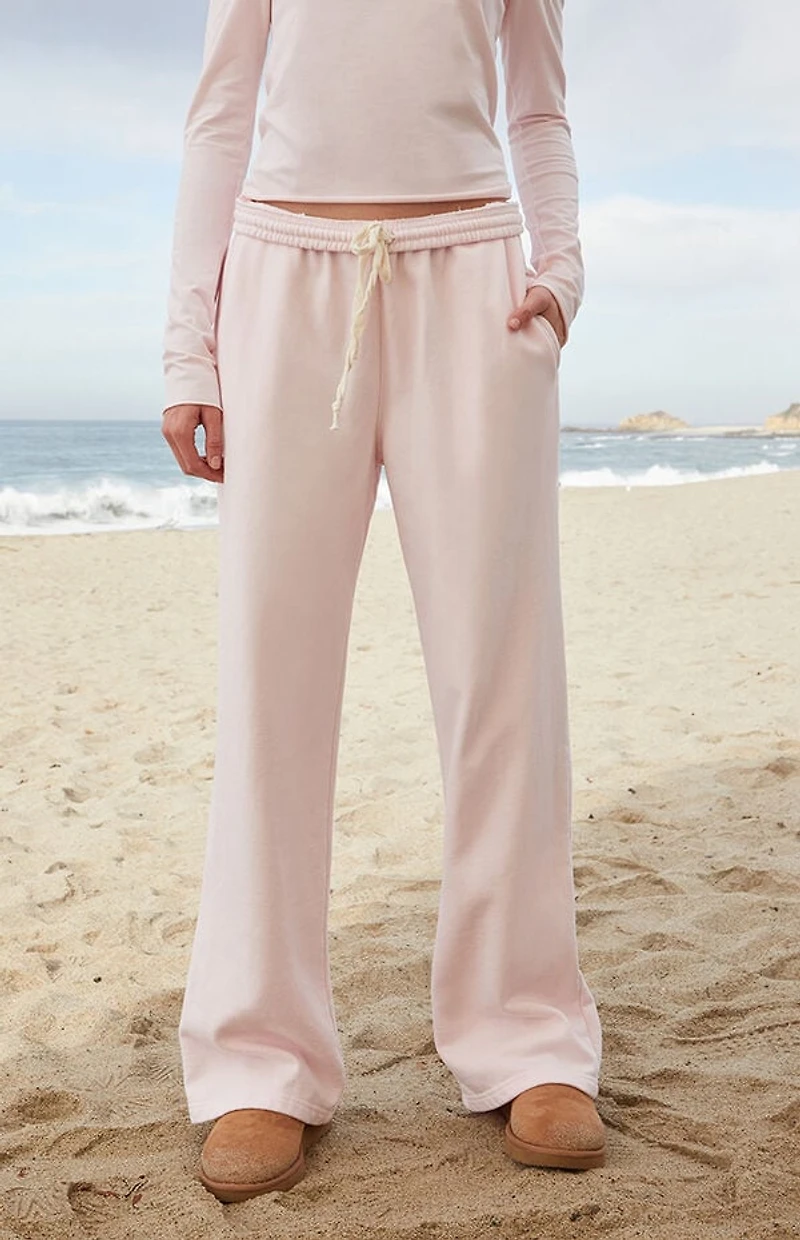 John Galt Pink Anastasia Baggy Sweatpants