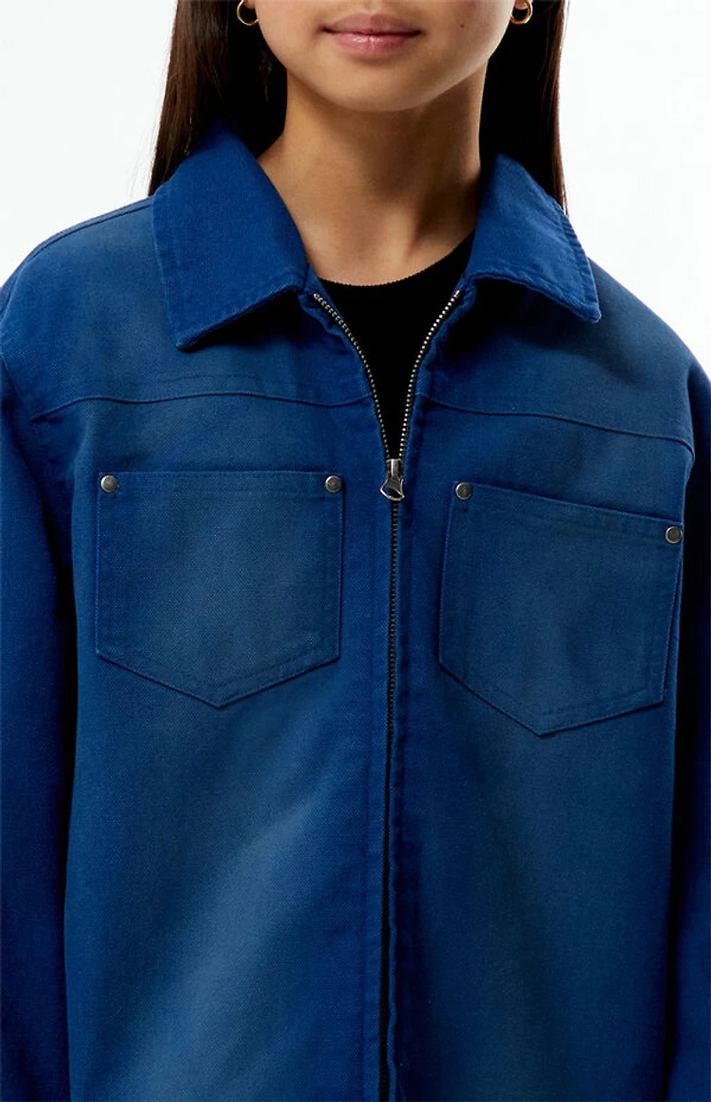 Pacsun Kids Indigo Billie Gas Jacket