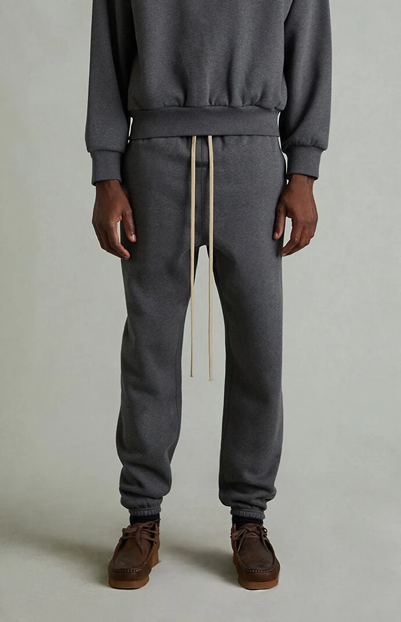 Fear of God ESSENTIALS Charcoal Heather Classic Fleece Sweatpants