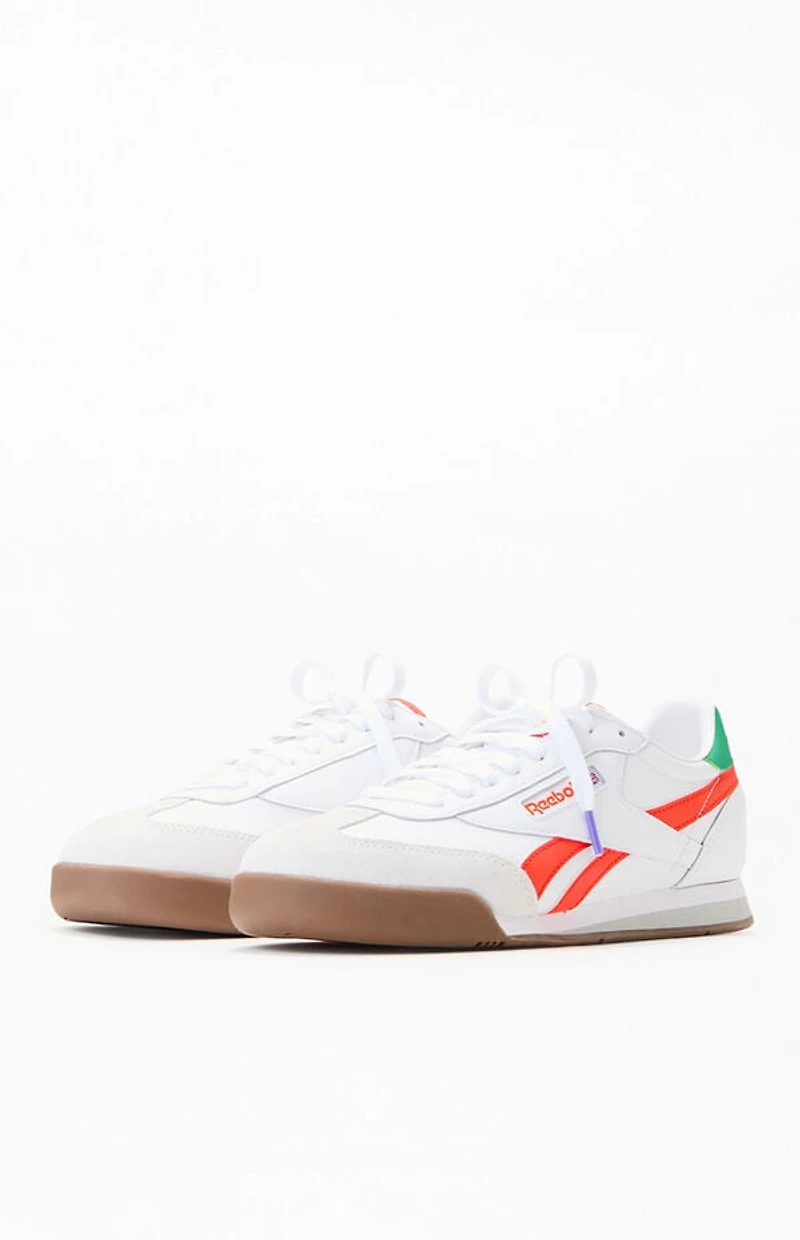 Reebok White & Orange Campio XT Shoes