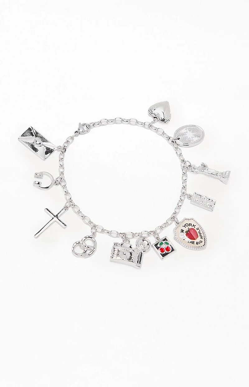 John Galt Silver Charm Bracelet