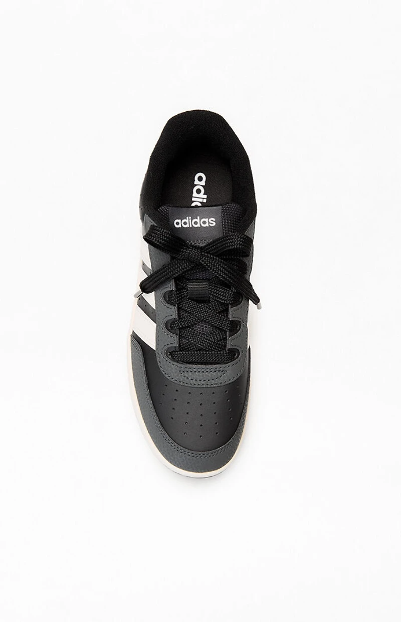 adidas Kids Black & White Breakbase Shoes