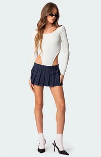 Edikted Soma High Cut Ribbed Bodysuit