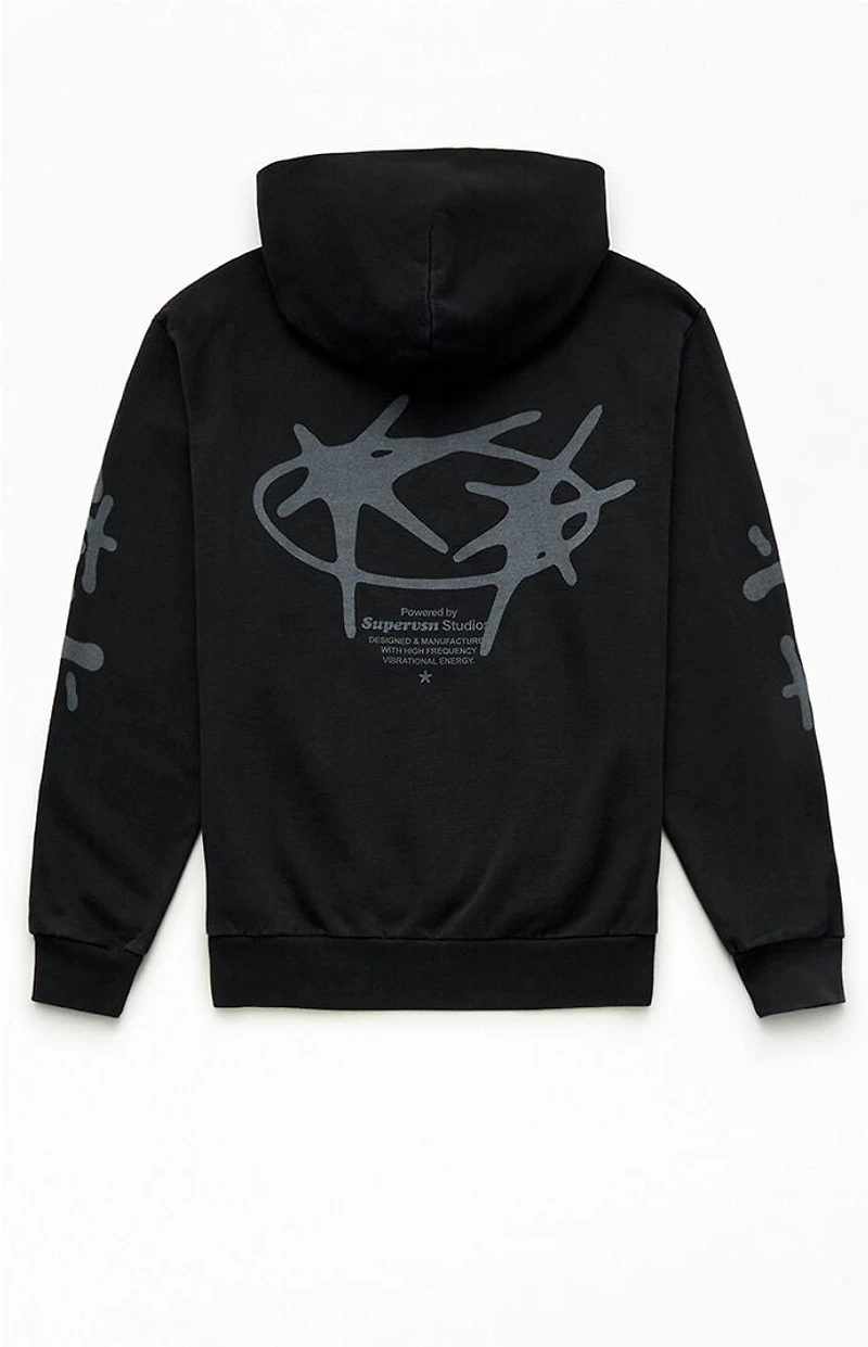 Studio by Supervsn Vintage Black Star Hoodie