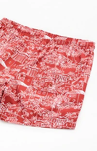 Pacsun Tropical Villa 4" Swim Trunks