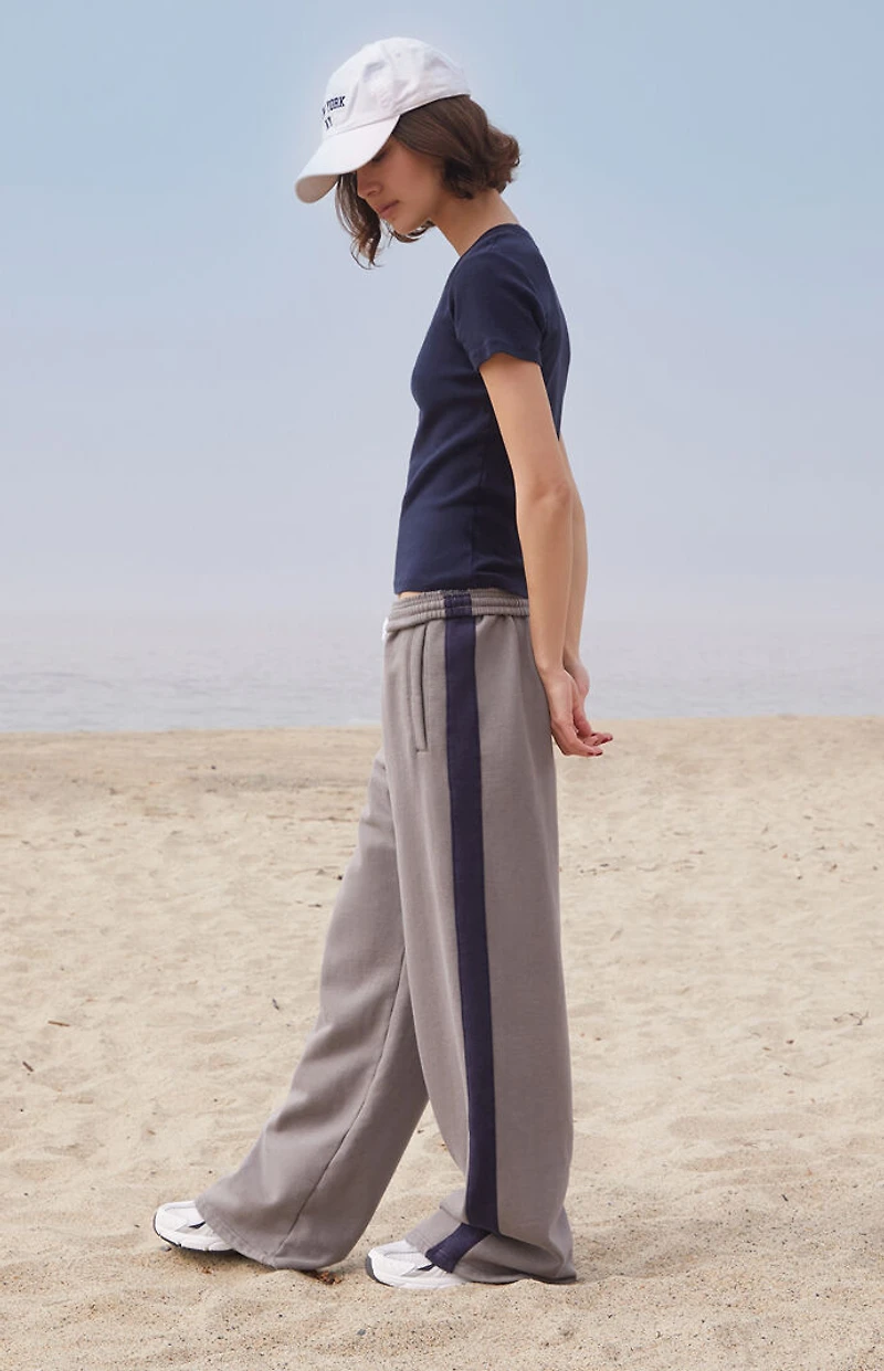 John Galt Blue Anastasia Baggy Sweatpants