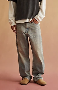 RARE DNM EDIT Tint Light Blue Baggy Jeans