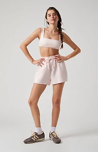 PAC 1980 Active Pink Sweat Shorts