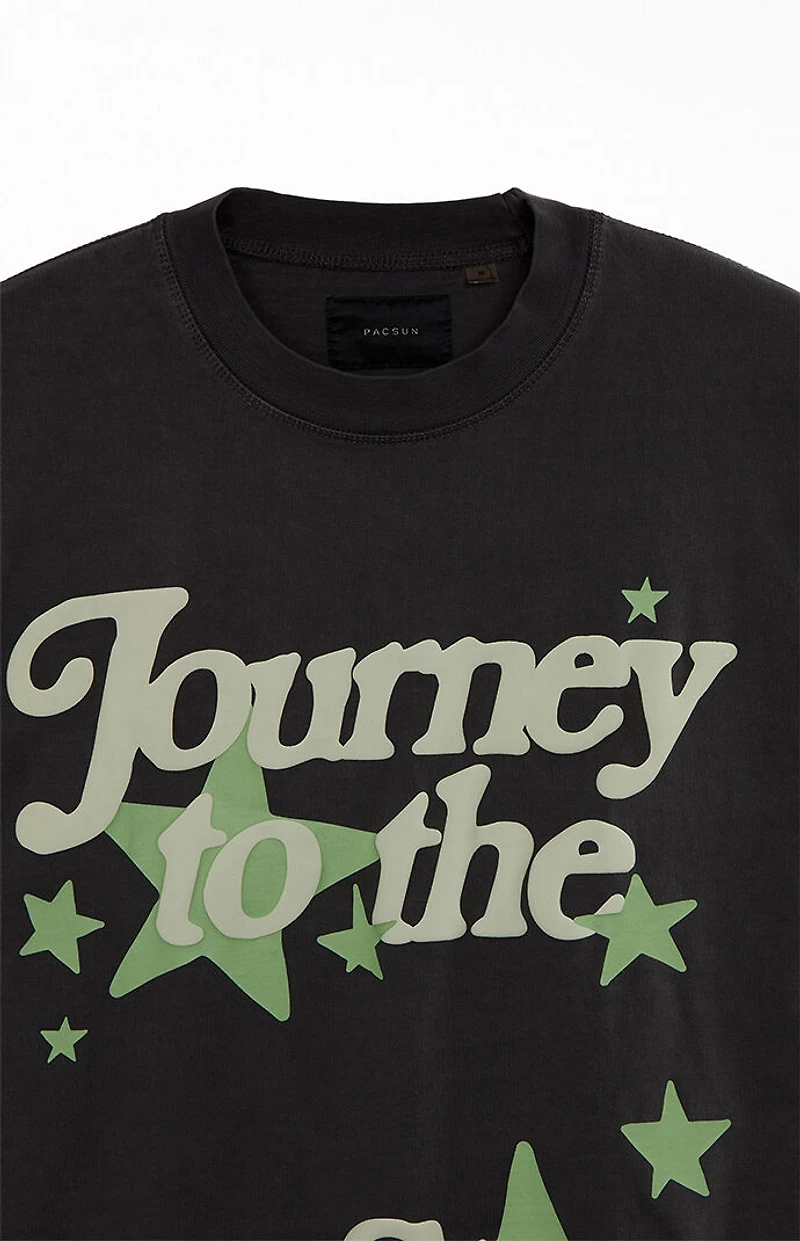 Pacsun Journey To The Stars Washed Oversized T-Shirt