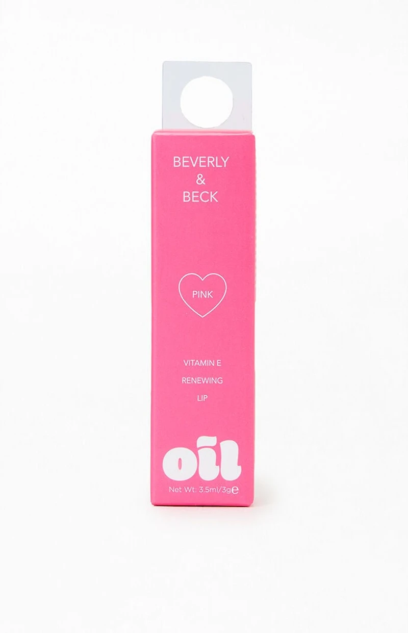 Beverly & Beck Pink Lip Oil