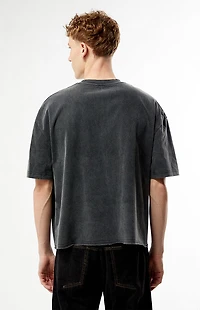 Pacsun Saints Washed Cropped Boxy T-Shirt