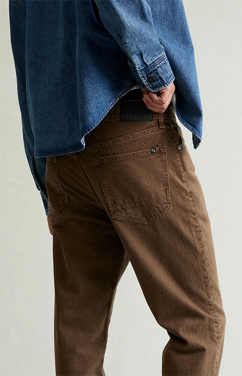 Pacsun Cade Straight Jeans Brown