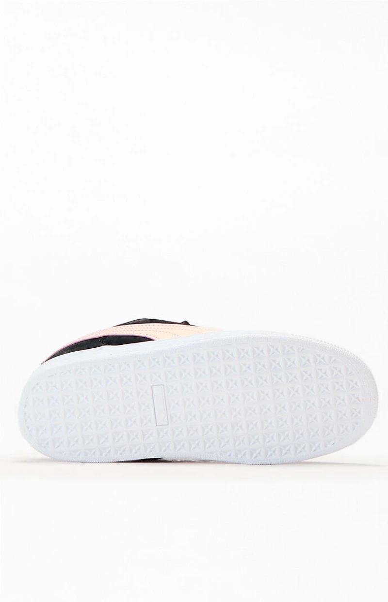 Puma Women's Black & Pink Suede XL Sneakers