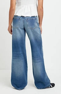 Pacsun Casey Low Rise Baggy Jeans Medium Indigo