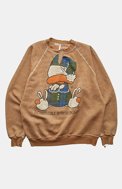 PS VINTAGE '90s Incompatible with Mornings Sweatshirt