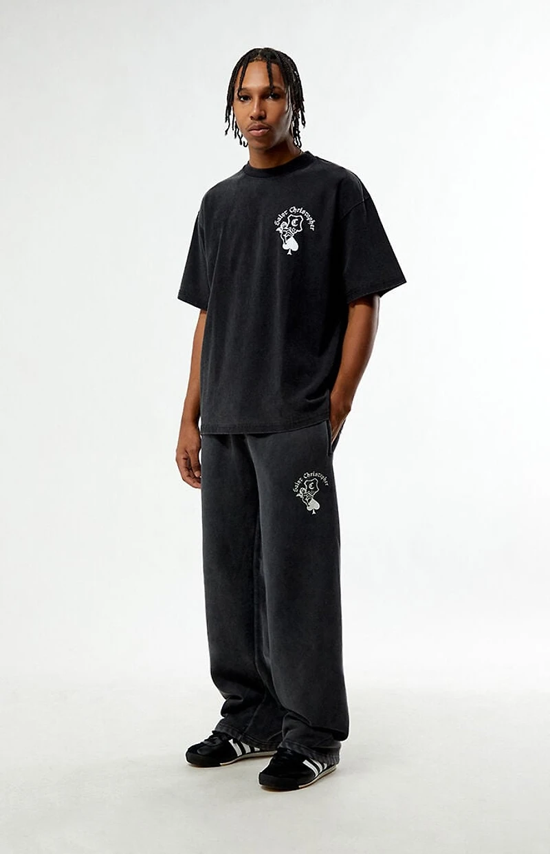 SAINT CHRISTOPHER Cherub Crest Baggy Sweatpants