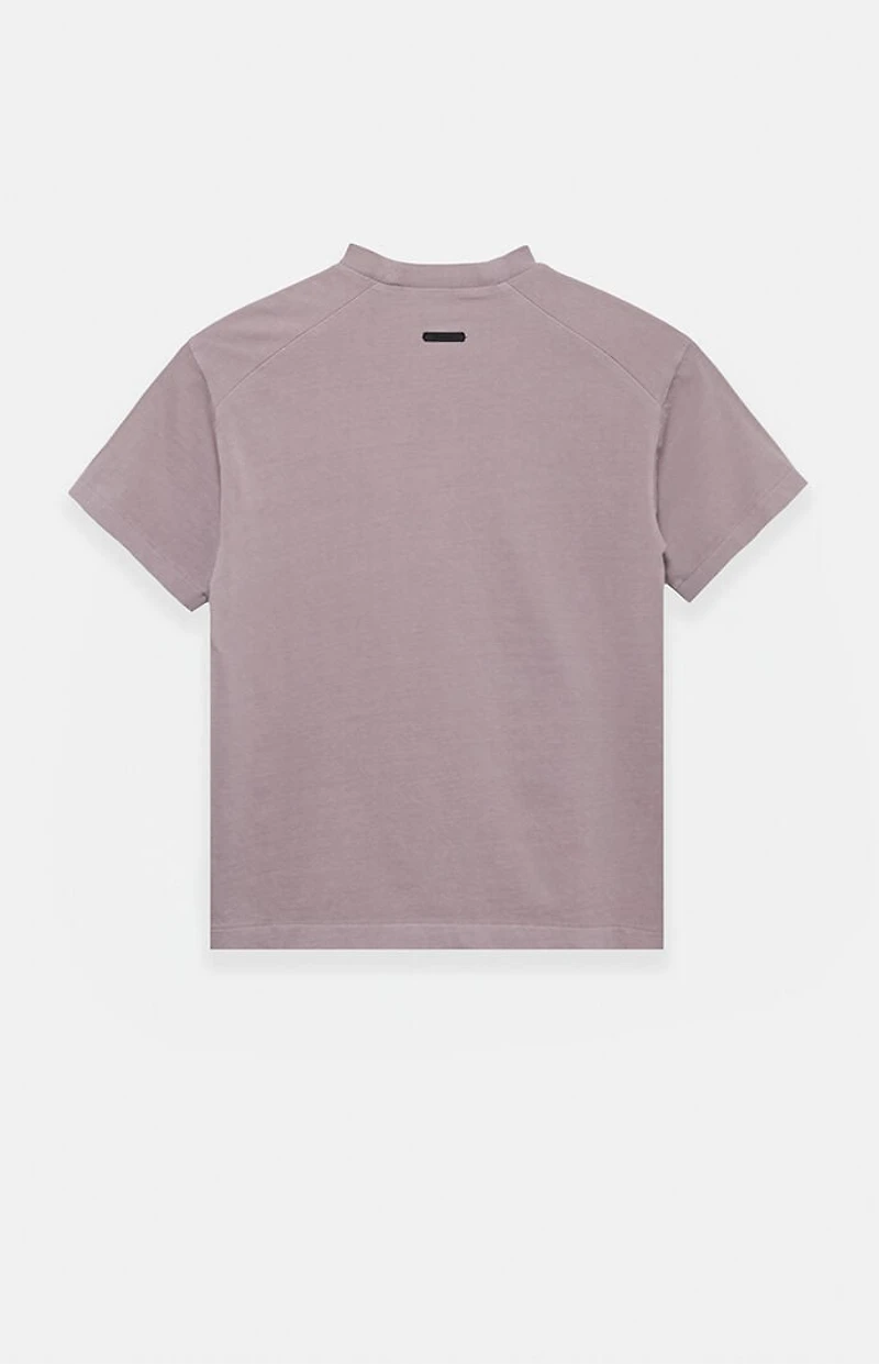 Fear of God ESSENTIALS Women’s Faded Mauve Campus Classic Short Sleeve T-Shirt
