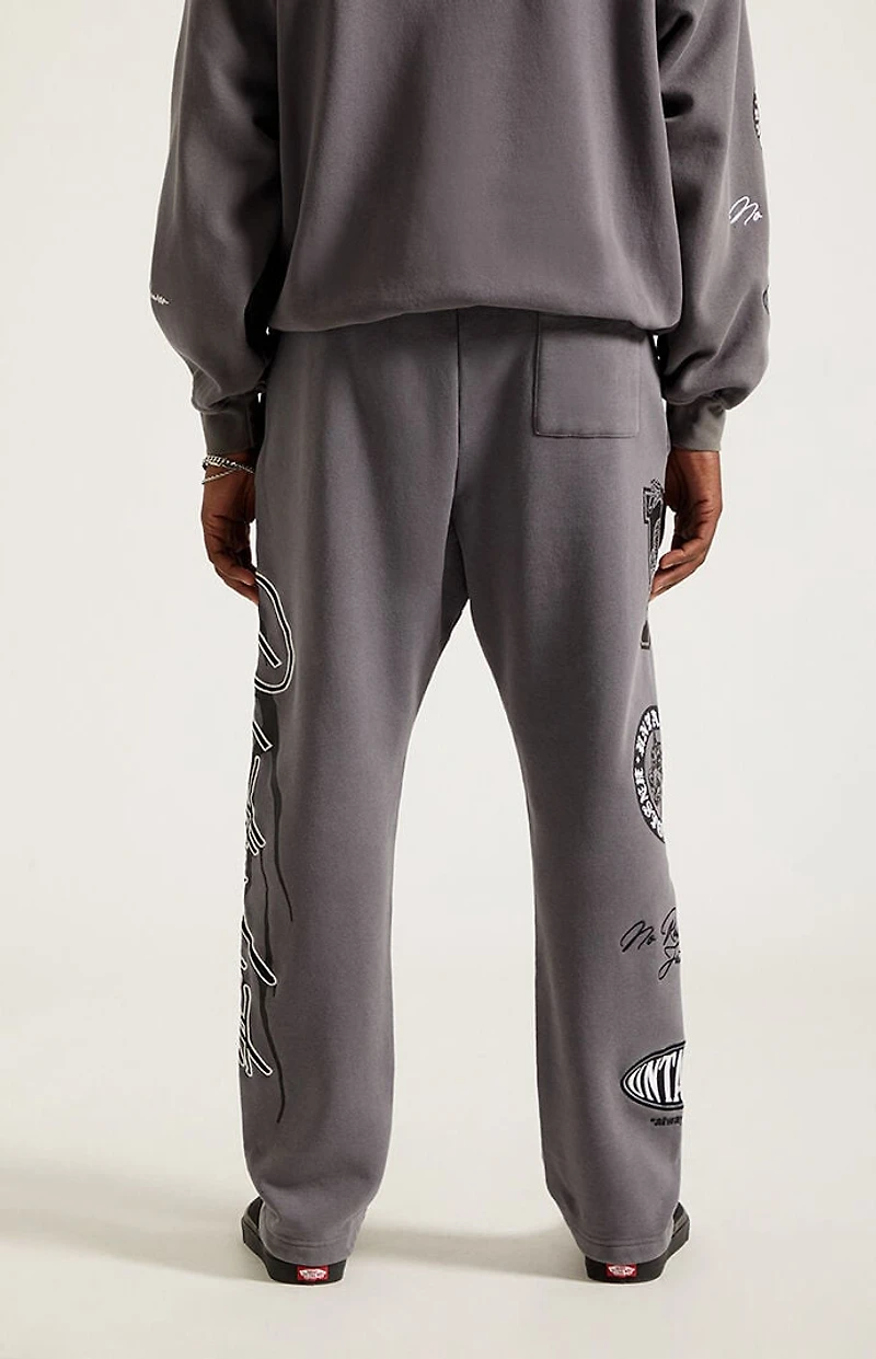 Pacsun Untamed Fleece Straight Leg Sweatpants