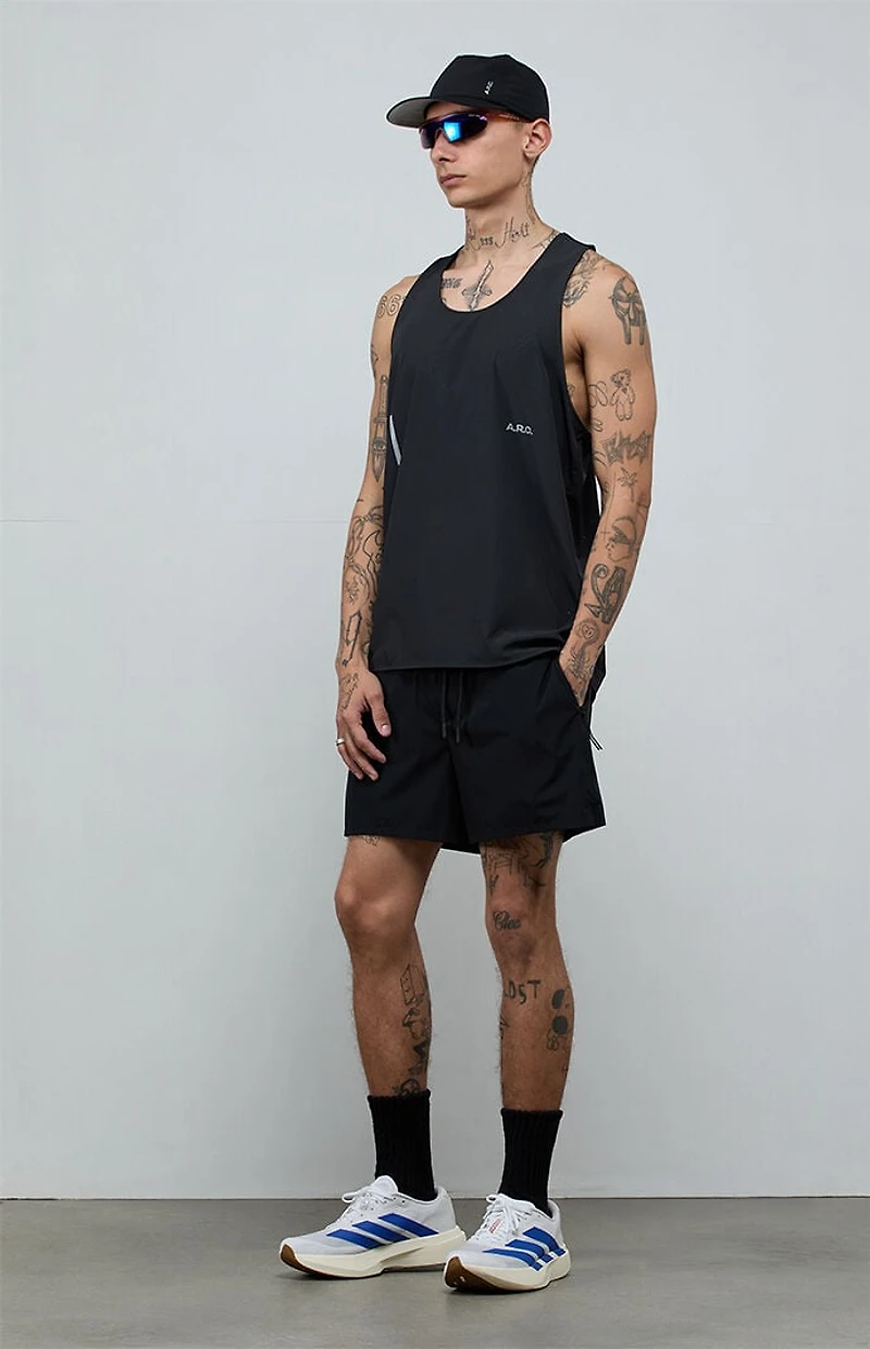 A.R.C. Active Black 1183 Running Shorts