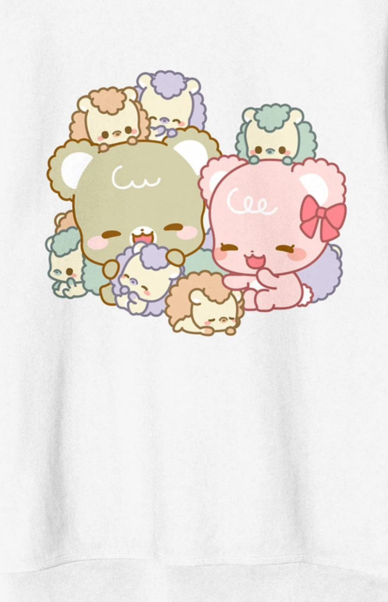 Sugar Cubs Family Group Shot Crew Neck Sweatshirt