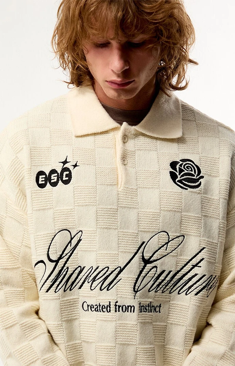 Pacsun Shared Culture Knit Polo Sweater