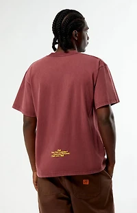 UPRISERS Burgundy Warped Dream T-Shirt