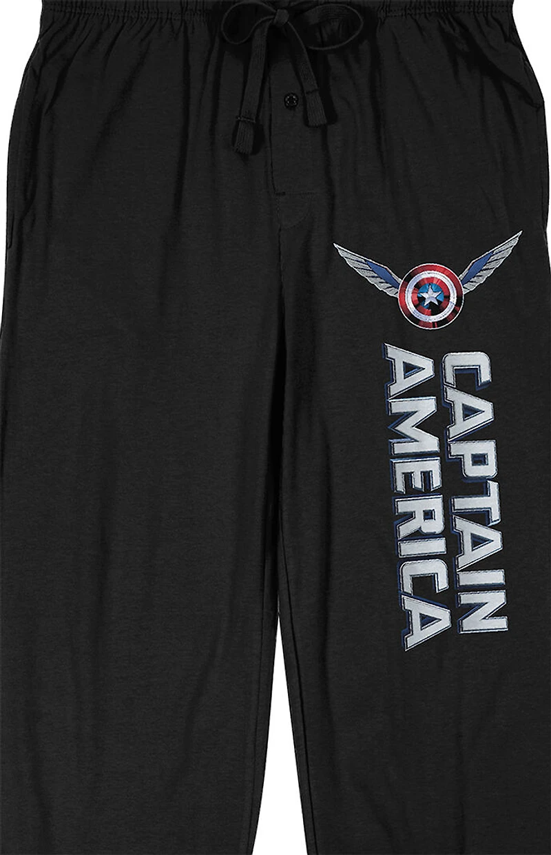 Captain America Brave New World Winged Shield Lounge Sleep Pants