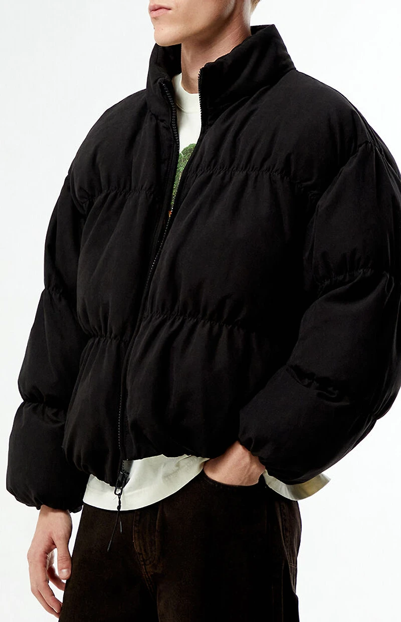 Pacsun Black 83 Channel Puffer Jacket