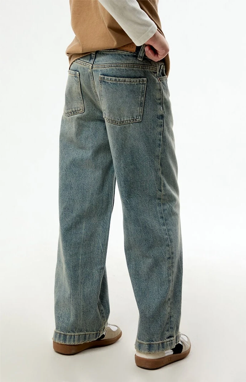 Pacsun Kids Baggy Jeans Light Indigo