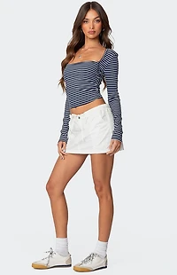Edikted Alex Striped Top