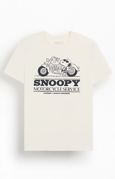 Peanuts Snoopy Motorcycle T-Shirt