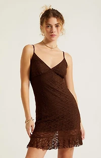 Third Charm Anya Lace Mini Dress