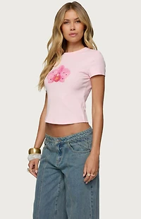 Edikted Orchid Gemstone T-Shirt
