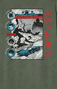 Batmanga Batman & Robin Batmobile T-Shirt