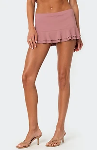 Edikted Kobi Ruffled Mini Skort