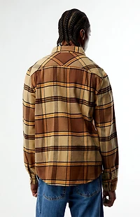 Brixton Bowery Brown Flannel Shirt