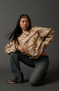 Pacsun Camo Core Crew Neck Sweatshirt