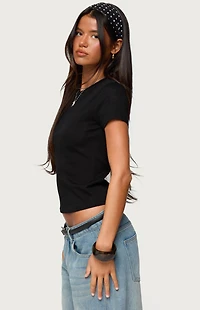 Edikted Nikkey Semi Sheer T-Shirt