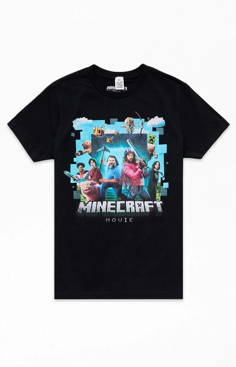 Kids Minecraft Movie Poster T-Shirt