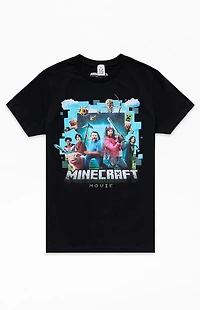 Kids Minecraft Movie Poster T-Shirt
